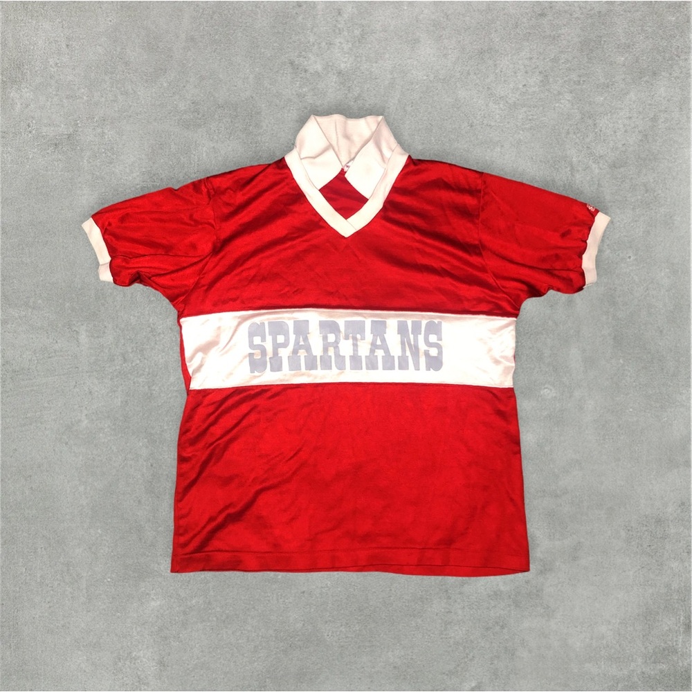 Soffe crimson red jersey y2k sportswear